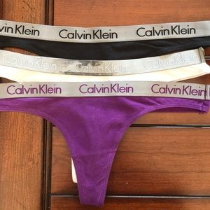 Small Calvin Klein thongs